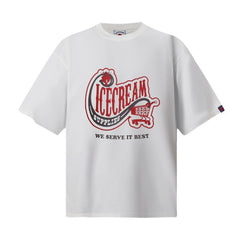 Cross border beauty trend BBCicecaream new printed casual versatile pure cotton high-quality short sleeved t-shirt (21)