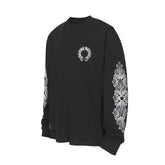 ChromeHearts25ss Horse Hoof Sanskrit Print Long-Sleeved T-Shirt