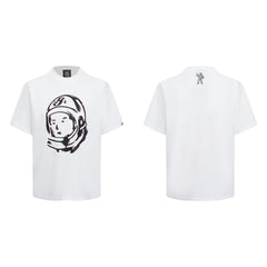 Billionaire BoySClub Space Helmet Graffiti Short Sleeve BBC Loose Round Neck Couple T-shirt