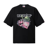 Cross border beauty trend BBCicecaream new printed casual versatile pure cotton high-quality short sleeved t-shirt (6)