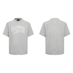 Billionaire Boys Club letter printed T-shirt for men and women, couple outfit, BBC trendy round neck short sleeved summer