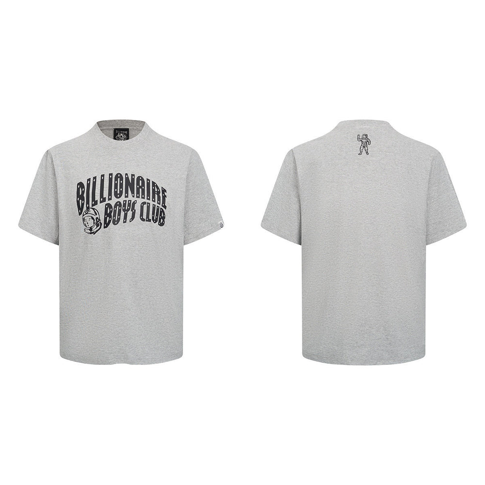 Billionaire Boys Club letter printed T-shirt for men and women, couple outfit, BBC trendy round neck short sleeved summer