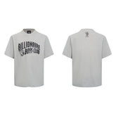 Billionaire Boys Club letter printed T-shirt for men and women, couple outfit, BBC trendy round neck short sleeved summer