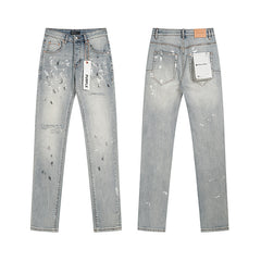 Purple Brand Retro Washed Casual Straight Jeans