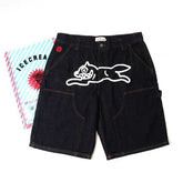 BBC ICECREAM Two-Knee Workover Five-Piece Pants Denim Shorts