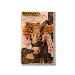 🇨🇳 China Kashgar Traditional Donkey 3D Magnet