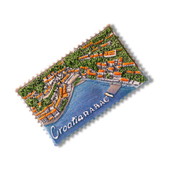 ðŸ‡ðŸ‡· Croatia Rabac Seaside Town 3D Magnet