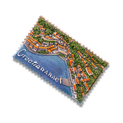 ðŸ‡ðŸ‡· Croatia Rabac Seaside Town 3D Magnet