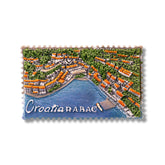 🇭🇷 Croatia Rabac Seaside Town 3D Magnet
