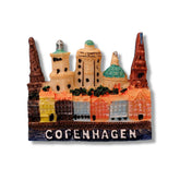 🇩🇰 Denmark Copenhagen City Landmarks 3D Magnet