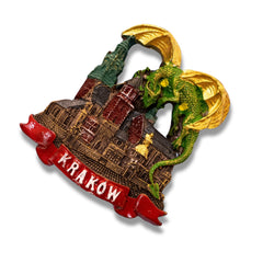 🇵🇱 Poland Krakow Wawel Castle 3D Magnet