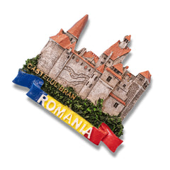 🇷🇴 Romania Bran Castle Dracula 3D Magnet