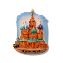 🇷🇺 Russia Moscow Saint Basil’s Cathedral 3D Magnet