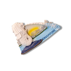 πΈπ¬ Singapore Merlion & Marina Bay 3D Magnet