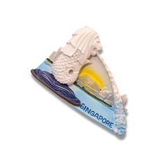πΈπ¬ Singapore Merlion & Marina Bay 3D Magnet