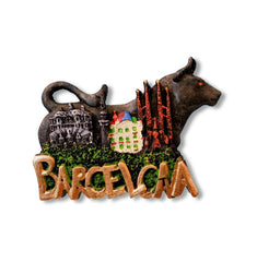 🇪🇸 Spain Barcelona Gaudà Landmarks & Bull 3D Magnet