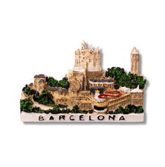 🇪🇸 Spain Barcelona Tibidabo 3D Magnet