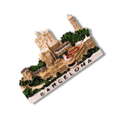 🇪🇸 Spain Barcelona Tibidabo 3D Magnet