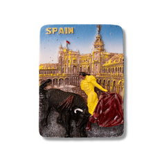 🇪🇸 Spain Bullfighting Scene 3D Magnet