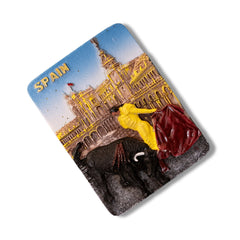 🇪🇸 Spain Bullfighting Scene 3D Magnet