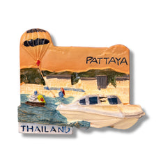 🇹🇠Thailand Pattaya Beach Scene 3D Magnet