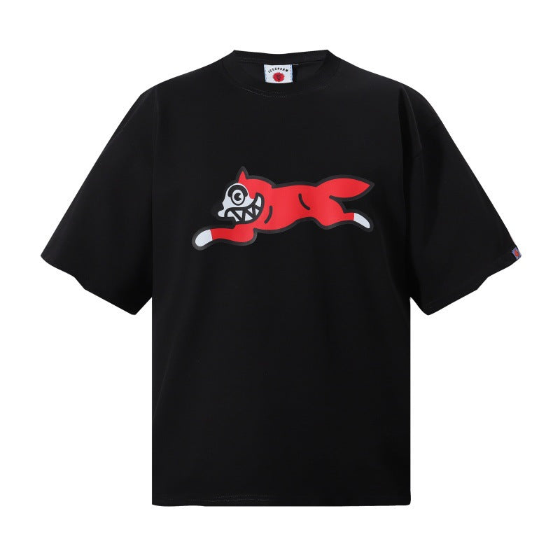 Cross border beauty trend BBCicecaream new printed casual versatile pure cotton high-quality short sleeved t-shirt (5)