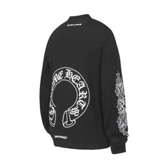 ChromeHearts25ss Horse Hoof Sanskrit Print Long-Sleeved T-Shirt