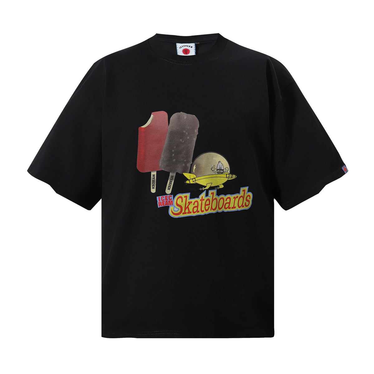 Cross border beauty trend BBCicecaream new printed casual versatile pure cotton high-quality short sleeved t-shirt (3)