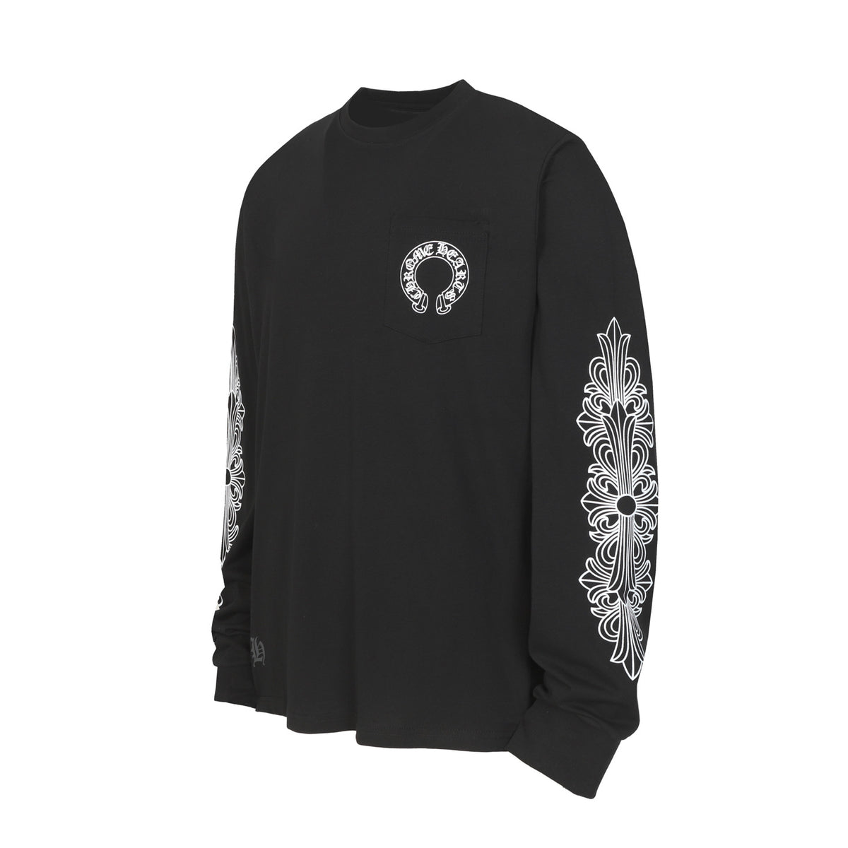ChromeHearts25ss Horse Hoof Sanskrit Print Long-Sleeved T-Shirt