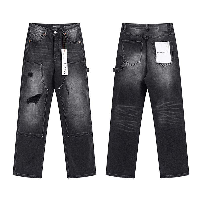 Purple Brand Loose High Street Casual Jeans