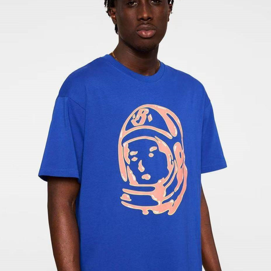 Billionaire BoySClub Space Helmet Graffiti Short Sleeve BBC Loose Round Neck Couple T-shirt