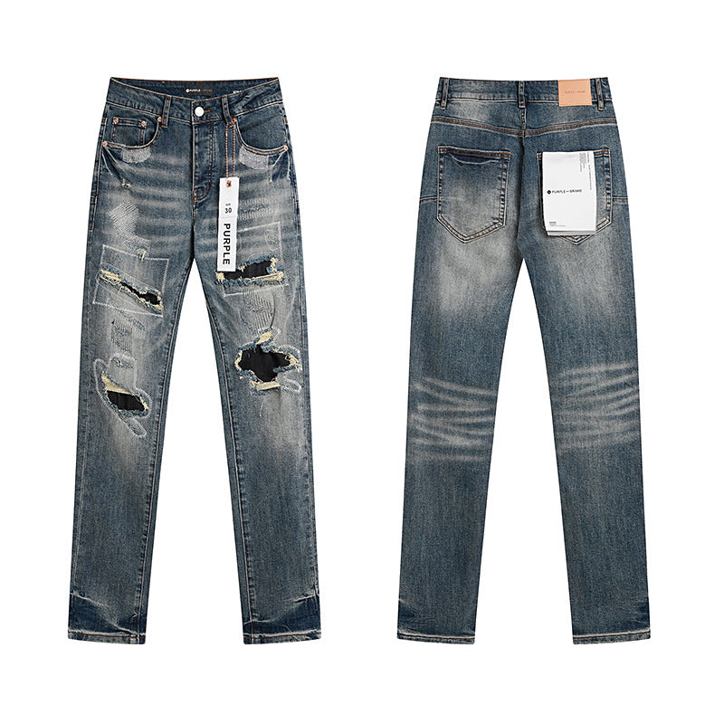 Purple Brand Vintage High Street Straight Leg Jeans