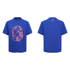 Billionaire BoySClub Space Helmet Graffiti Short Sleeve BBC Loose Round Neck Couple T-shirt