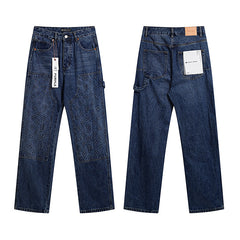 Purple Brand Retro Street Fashion Loose Jeans