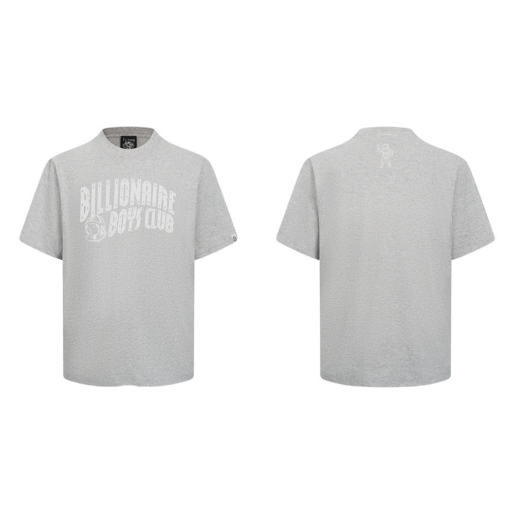Billionaire Boys Club letter printed T-shirt for men and women, couple outfit, BBC trendy round neck short sleeved summer