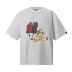 Cross border beauty trend BBCicecaream new printed casual versatile pure cotton high-quality short sleeved t-shirt (3)