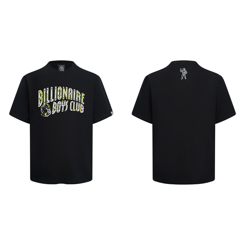 Billionaire Boys Club Basic Letter Printed Men's and Women's Couple Dress BBC Loose Short Sleeve T-shirt (1)