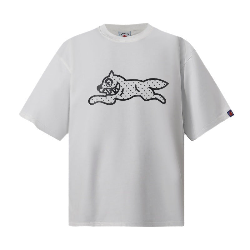 Cross border beauty trend BBCicecaream new printed casual versatile pure cotton high-quality short sleeved t-shirt (10)