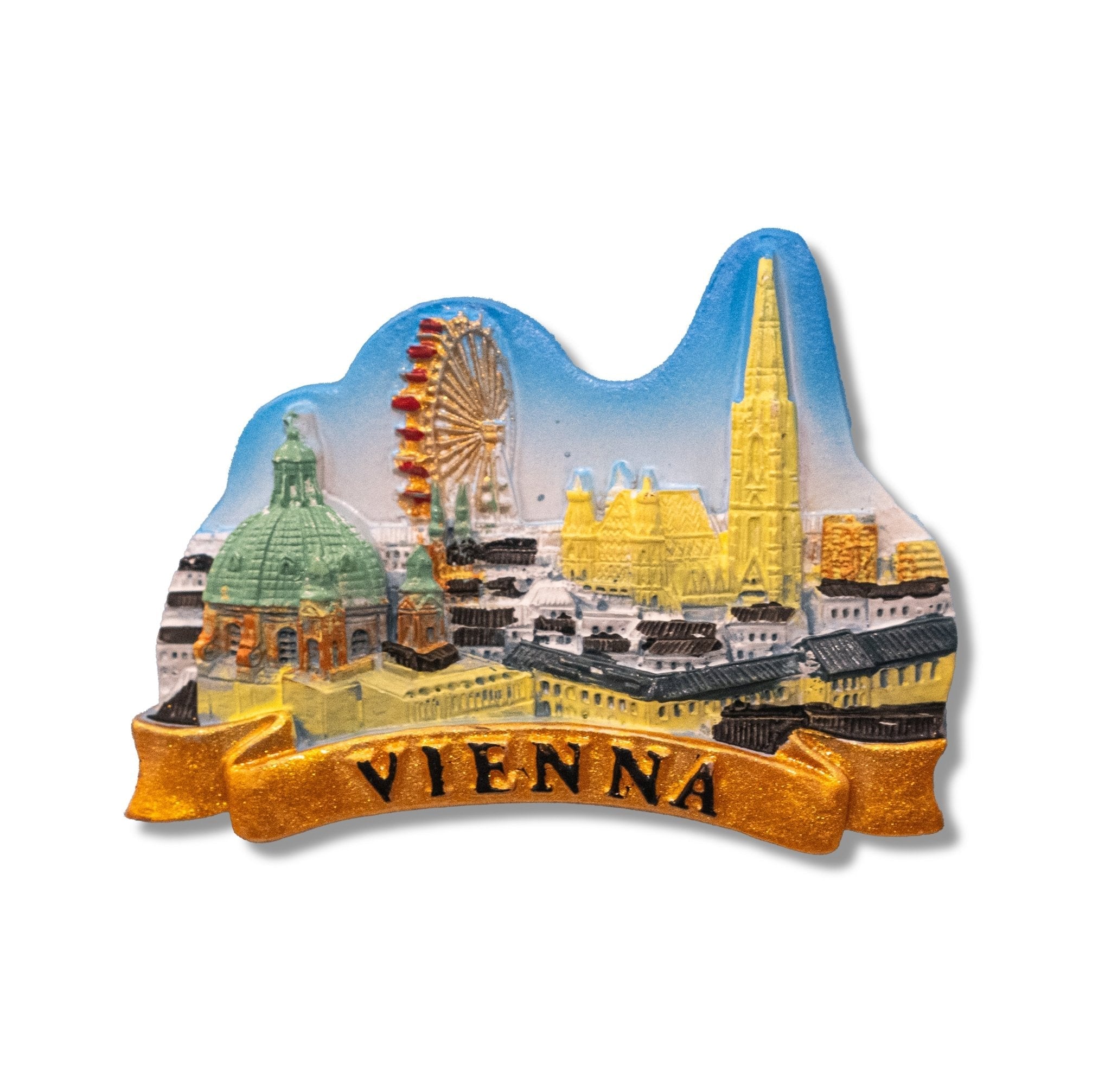 🇦🇹 Austria Vienna  Cityscape 3D Magnet