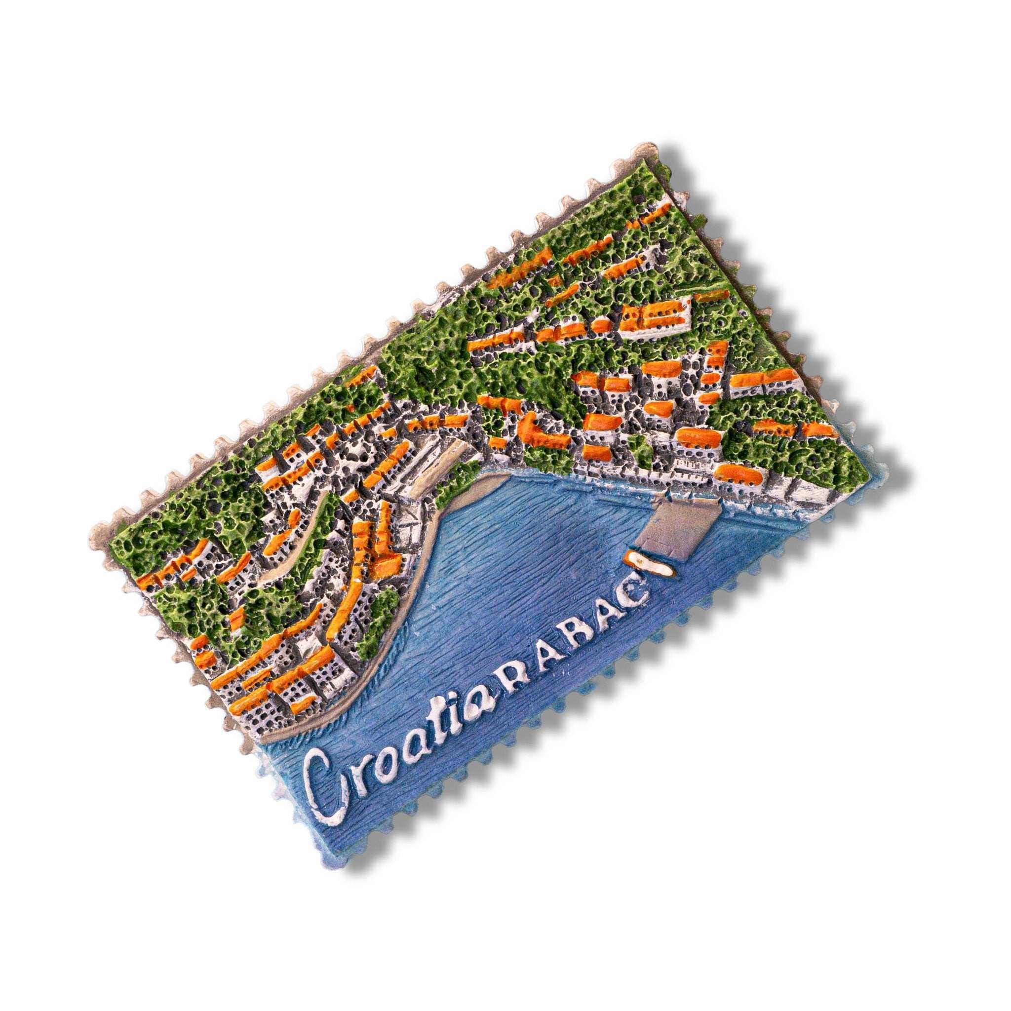 🇭🇷 Croatia Rabac Seaside Town 3D Magnet