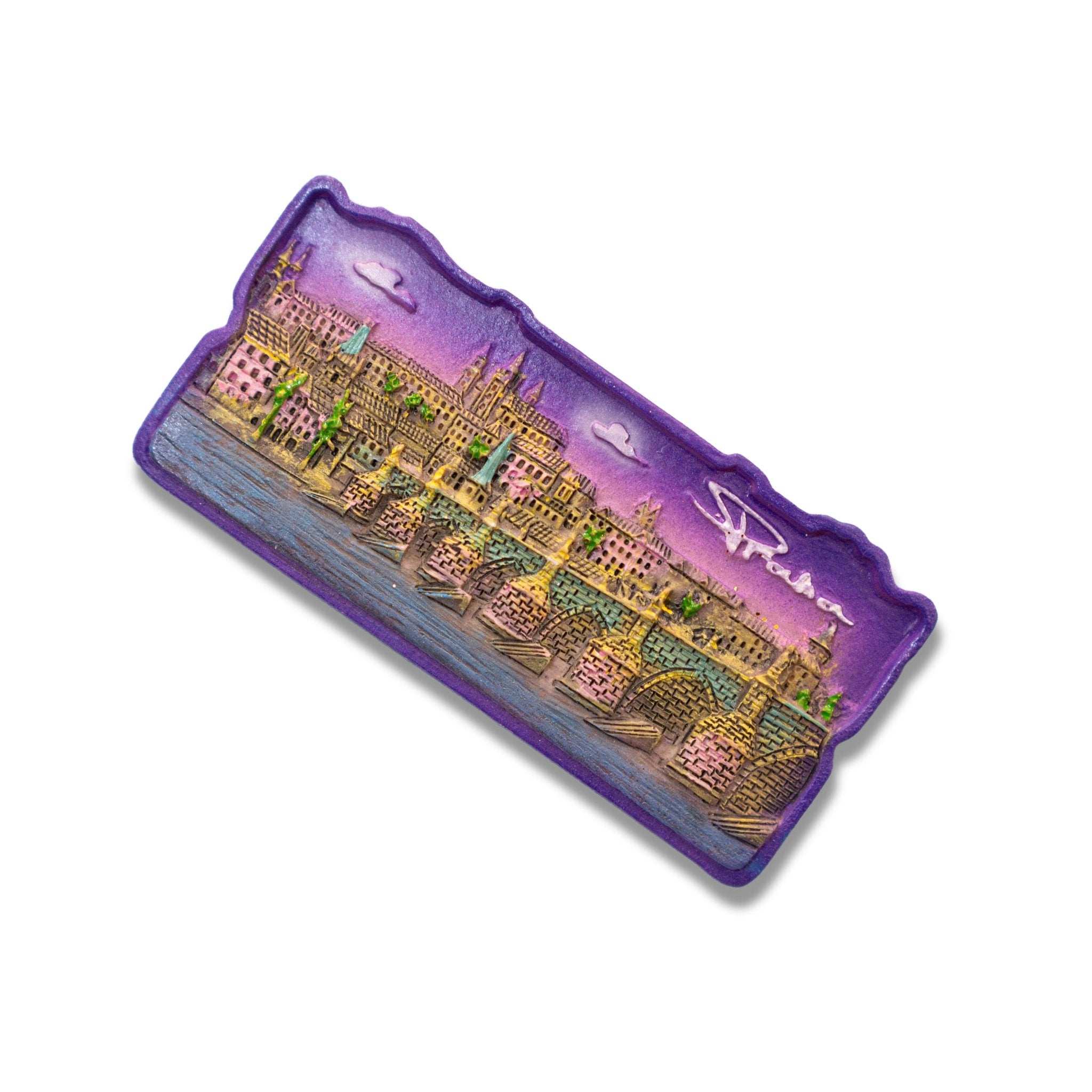 🇨🇿 Czech Republic Prague Night View 3D Magnet