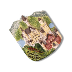 🇩🇪 Germany Neuschwanstein Castle   (Red Gate) 3D Magnet