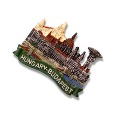 🇭🇺 Hungary Budapest Parliament View 3D Magnet