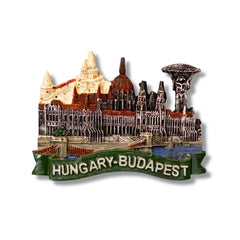 🇭🇺 Hungary Budapest Parliament View 3D Magnet