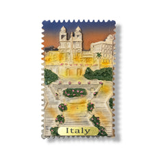 🇮🇹 Italy Rome Spanish Steps Night View 3D Magnet