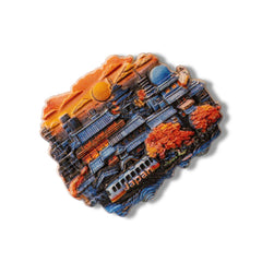 🇯🇵 Japan Kyoto Traditional Cityscape 3D Magnet