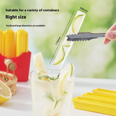 Long Ice Cube Mold French Fries Press Ice Tray Magnetic Suction Refridgerator Magnets