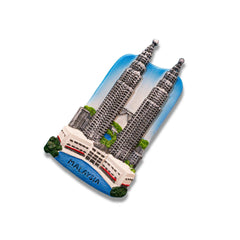 🇲🇾 Malaysia Petronas Towers 3D Magnet