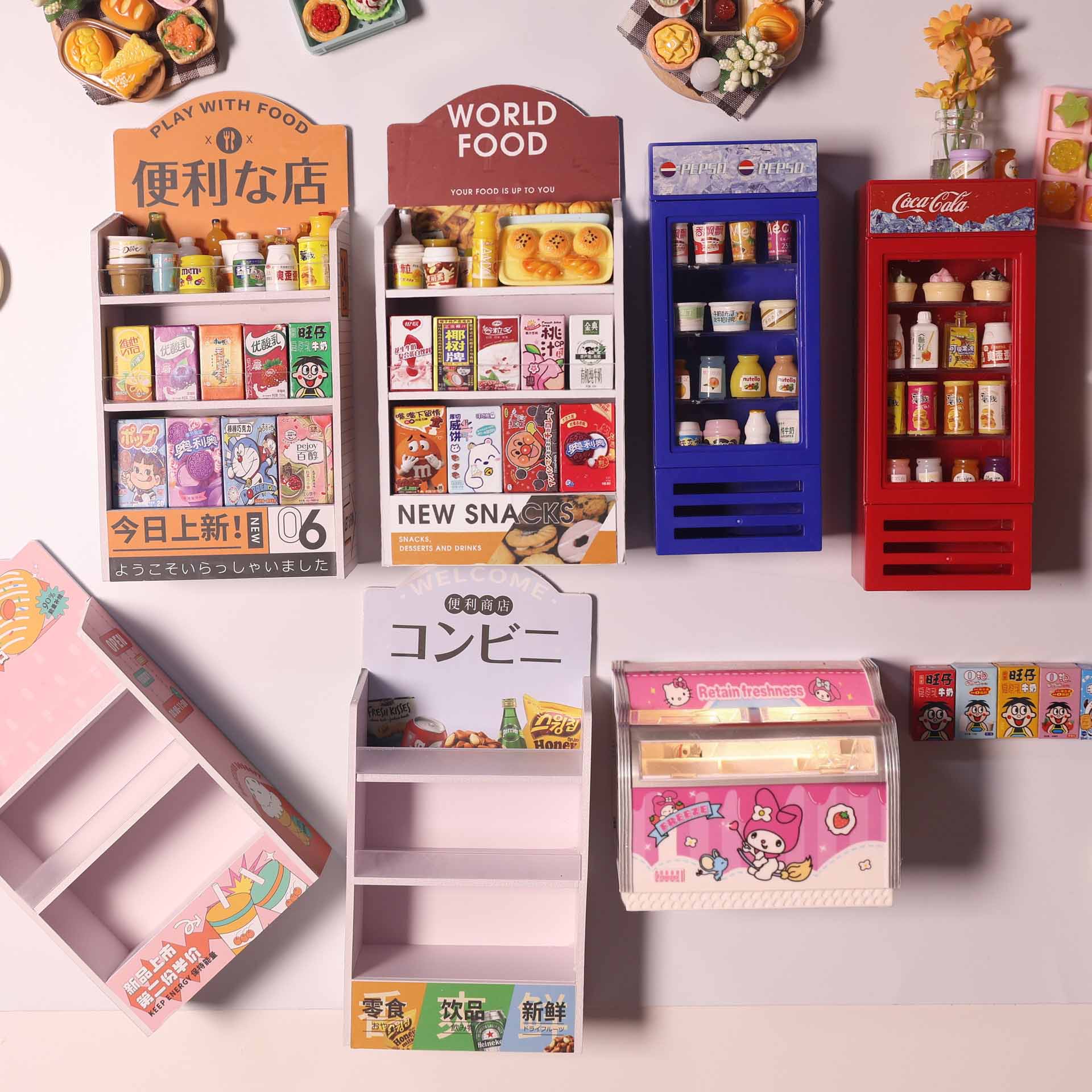 🧊 Miniature Supermarket Freezer Fridge Magnet