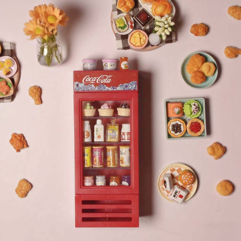 🧊 Miniature Supermarket Freezer Fridge Magnet